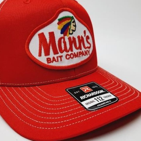 Mann\'s Bait Company Richardson 112 Trucker Mesh Snapback Cap Hat Fishing Gear Mann main image 2